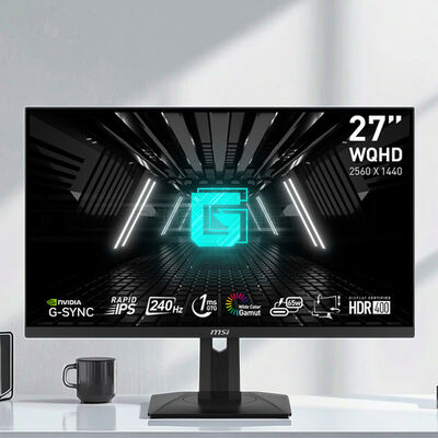 27-Inch Widescreen Gaming Monitor 2K IPS Panel with 2560x1440 136% SRGB HD Interface"